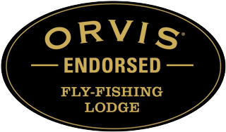 Orvis endorsed fly-fishing lodge logo - Intricate Bay Outpost